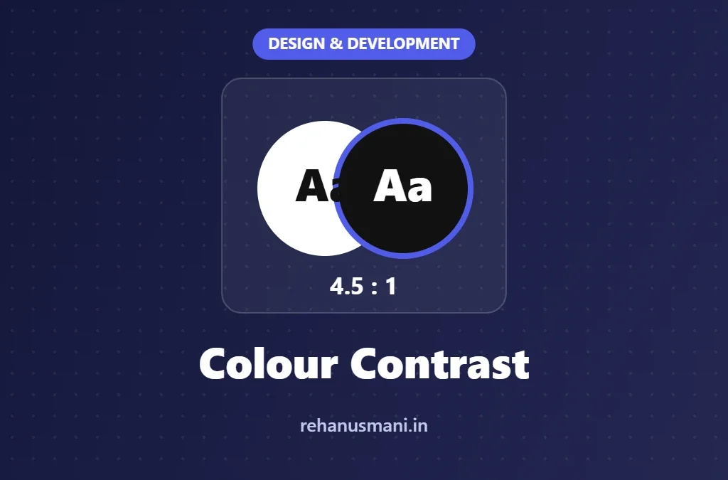 Colour Contrast for Accessibility: The Complete Guide (WCAG 1.4.3, 1.4.6 and 1.4.11)